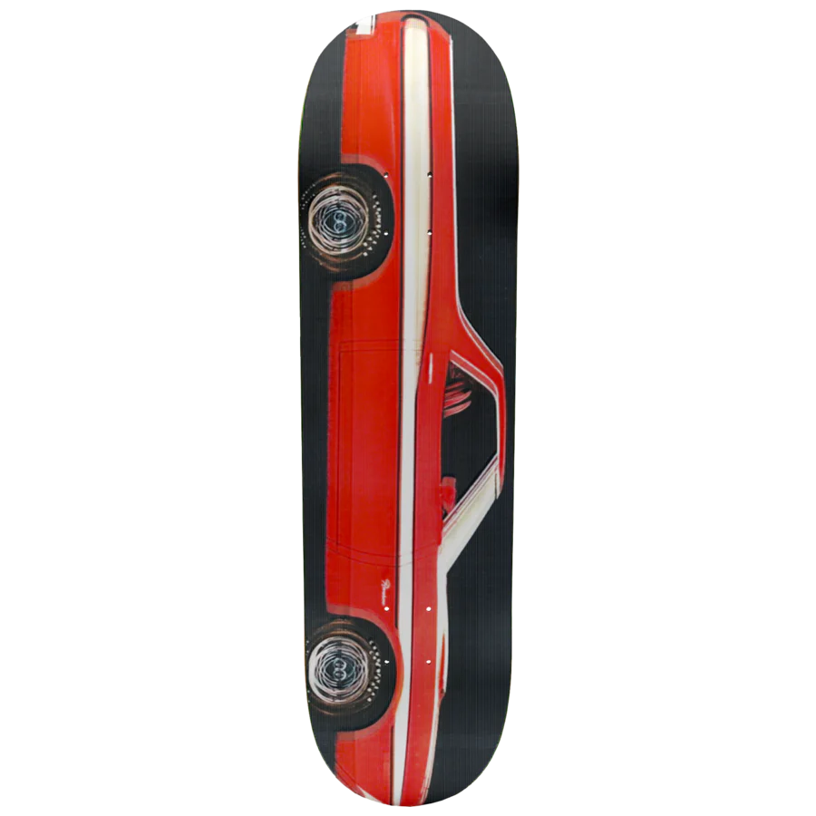917 Red Stripe Skateboard Deck - 8.38 Alex Olson