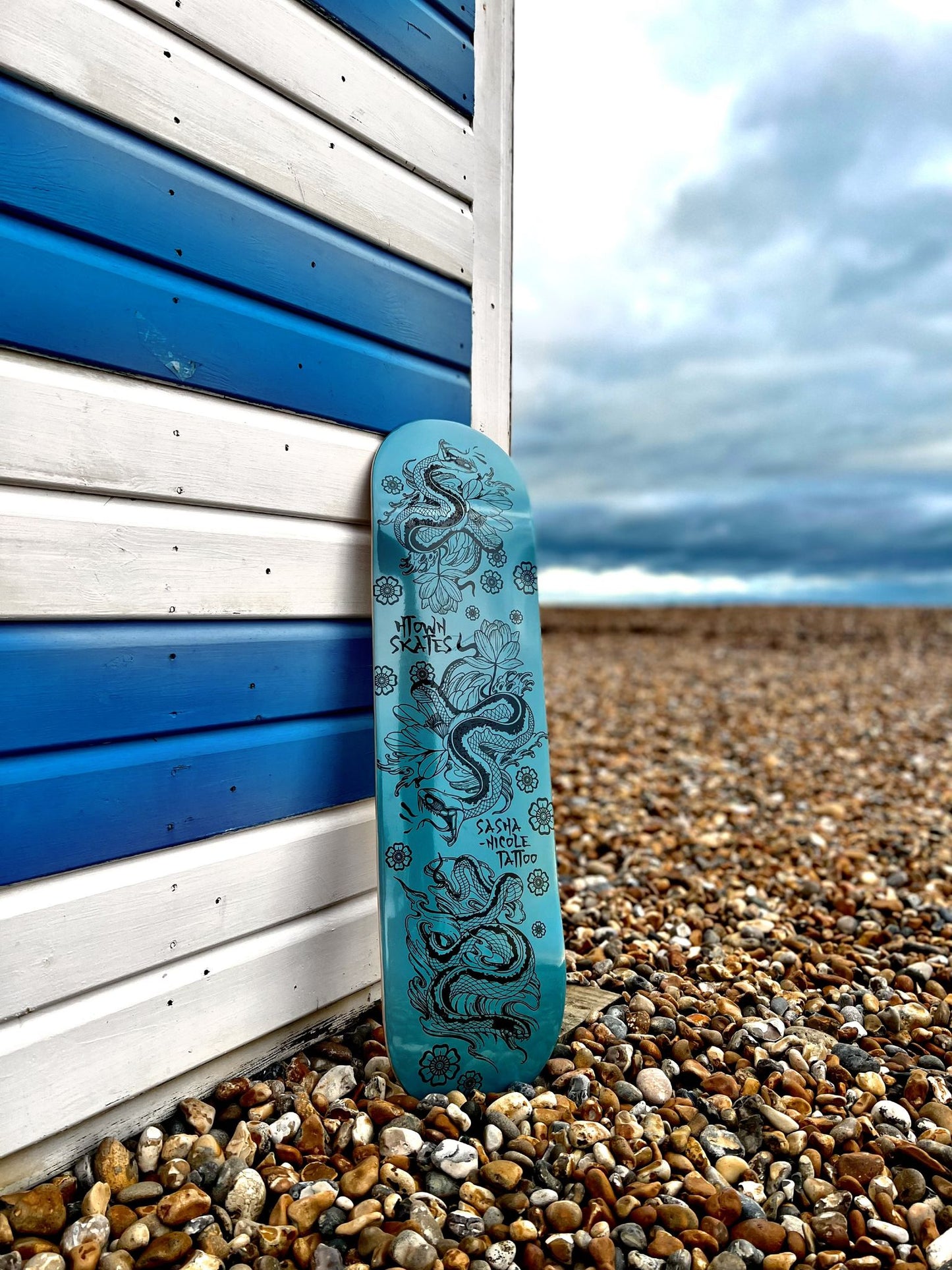 H Town Skates Sakura Serpent Deck