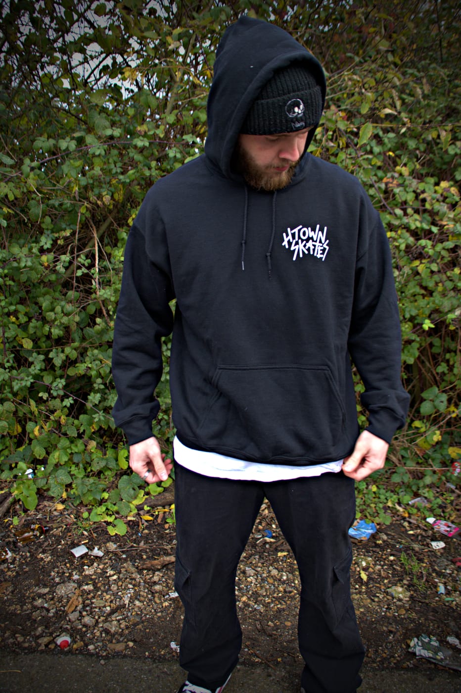 H Town Skates X Sasha Nicole Tattoo Flash Hoodie